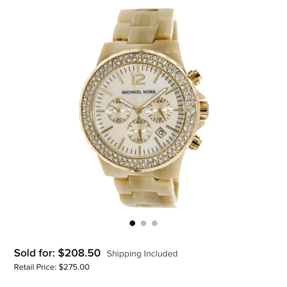 Michael Kors Women’s Ceramic Pearl Watch